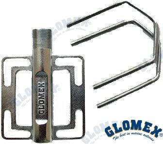 Soporte Inox Candelero De 22 A 80MM Abr Glomex