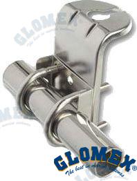 Soporte Inox Para Candelero Con Abrazade Glomex