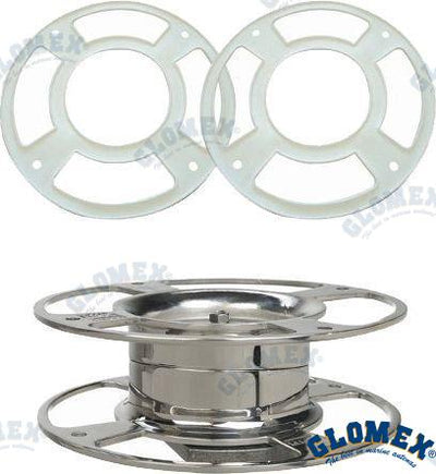 Base Ajustable 0/5, Inox. Para Antenas T Glomex