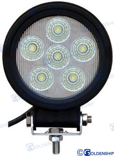 Foco Led De Cubierta 18 W Negro Goldenship