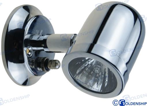 Aplique Laton Cromado 12V 10W Goldenship