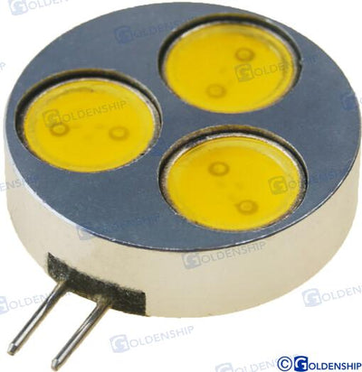 Bombilla G4 Horizontal 3LED 4,5W 12V Goldenship (Ref. GS10505)