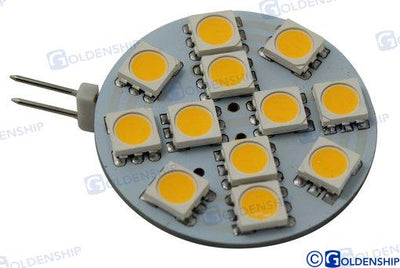 Bombilla G4 Horizontal 12LED 2,2W 12/3 Goldenship