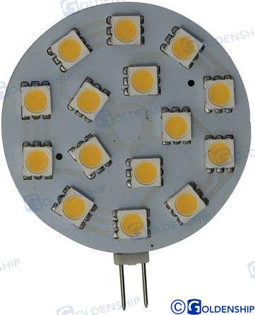 Bombilla G4 Vertical 15LED 3W 12/30V Goldenship (Ref. GS10513)