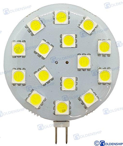 Bombilla G4 Horizontal 15LED 3W 12/30V Goldenship (Ref. GS10515)