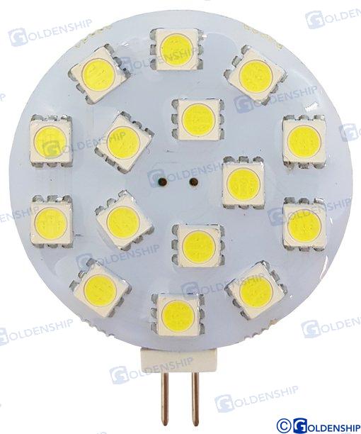 Bombilla G4 Horizontal 15LED 3W 12/30V Goldenship (Ref. GS10516)