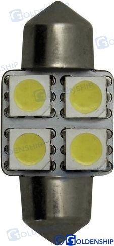 Bombilla Feston 4 Led 1,2W 10/30V Goldenship