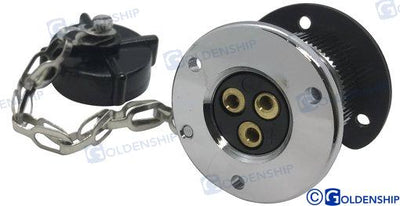 Enchufe Estanco 3 Amp. 3 Polos Goldenship