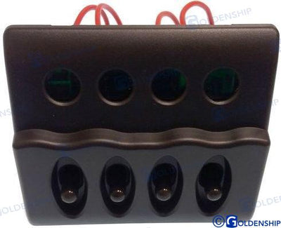 Panel 4 Interruptores - IP65 Goldenship