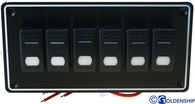Panel 6 Interruptores Goldenship (Ref. GS11184)
