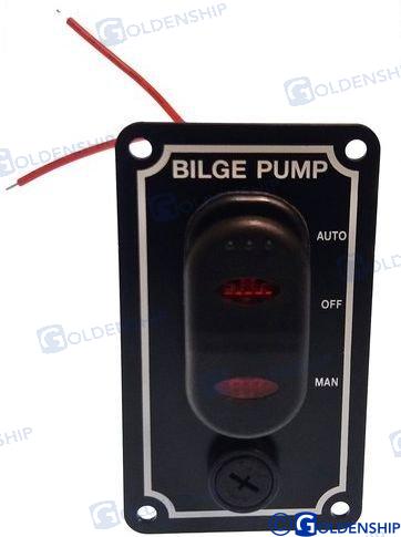 Panel Interruptor Achique Vertical 15A Goldenship