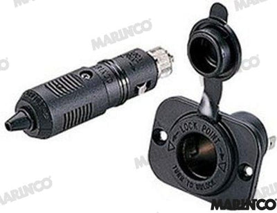 Kit Base Y Enchufe 12V Marinco
