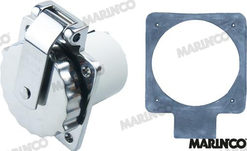 Base Inox 30A 125V 3C Marinco