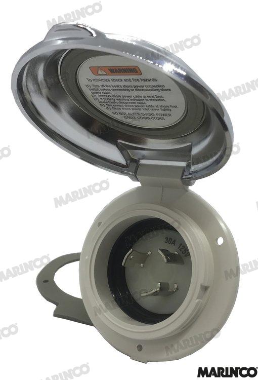 Base Redonda 30A 125V 3C Marinco