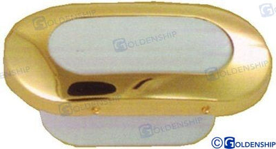 Luz Int/ext Ovalada Oro Led Blanco Goldenship