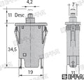 Int. Magnetotermico 4A E-T-A (Ref. GS11455)