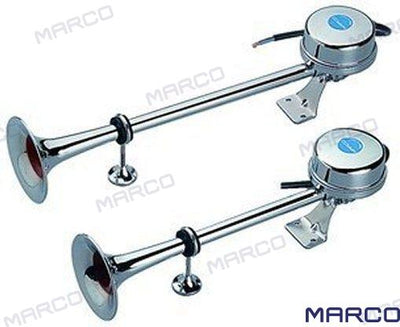 Bocina Elect.tromp.doble 12V. Marco