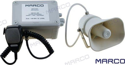 Megafono Electrónico 12V Niebla/vhs/micr Marco
