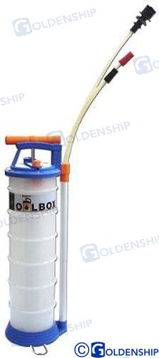 Bomba Extractor Aceite 6.5 L. Goldenship