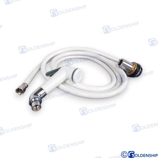 Ducha Leva Blanca (pvc 2.5 M) Goldenship