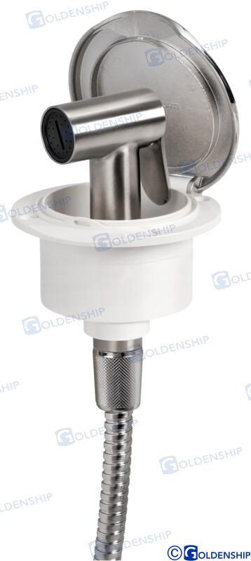 Ducha Inox - Tubo Nylon 2,5 M Goldenship