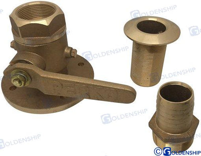 Pasacascos Con Valvula 1-1/2" Goldenship (Ref. GS30042)