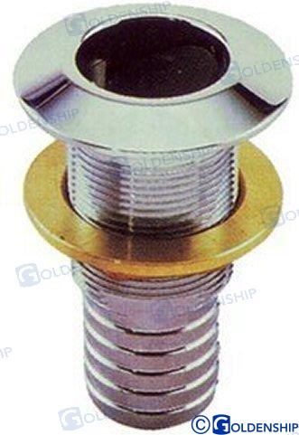 Pasacascos Laton Crom. 1 1/2" Goldenship