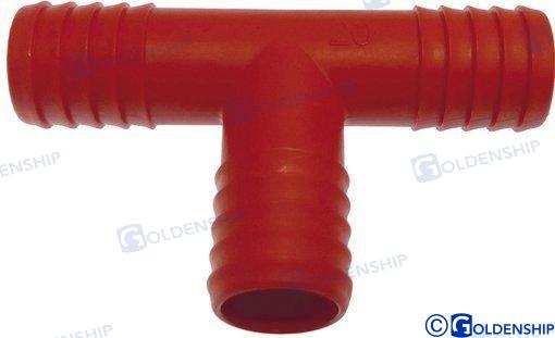 Empalme "t" 20 Mm Rojo Goldenship