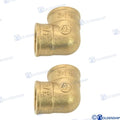 Codo Laton H/h 2.1 2" Goldenship