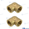 Codo Laton H/h 2.1 2" Goldenship
