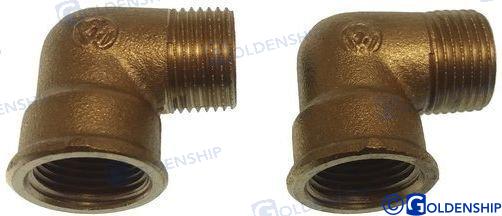 Codo 90º 1/2" (2) Goldenship