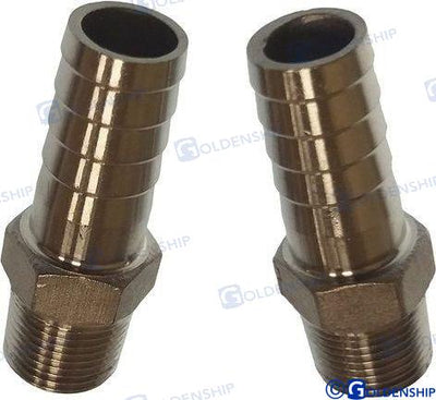 Entronque 3/8" 15MM Inox (2) Goldenship
