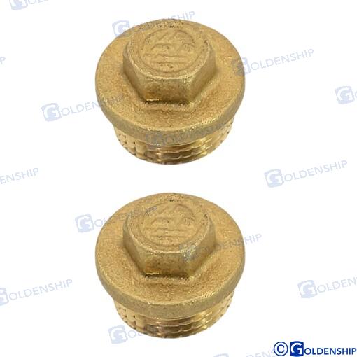 Tapon Macho 3/8" (2) Goldenship