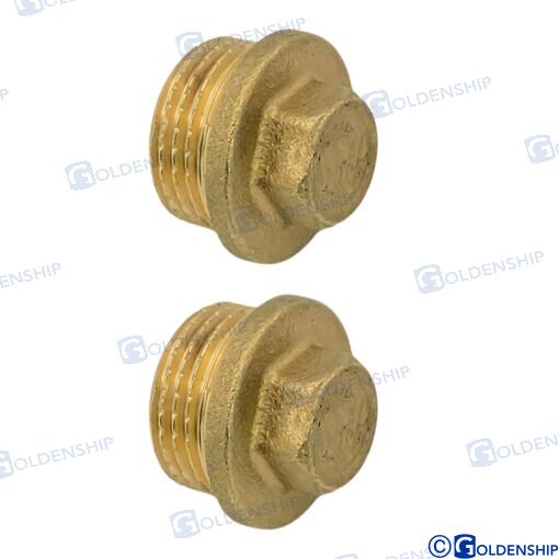 Tapon Macho 1/2" (2) Goldenship