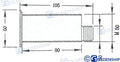 Pasacascos C/valv. 0 42X105 Goldenship