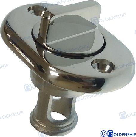 Desagüe C/tapon Oval Inox 64 Mm. Goldenship