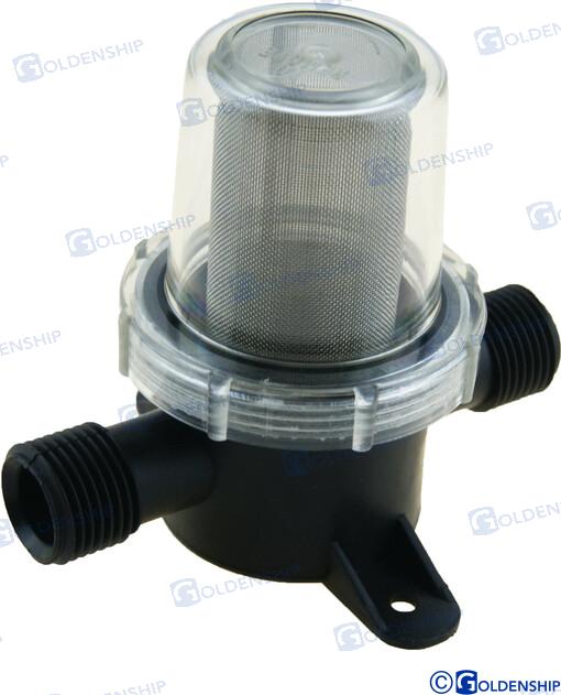 Filtro Agua 1/2" Rosca Goldenship