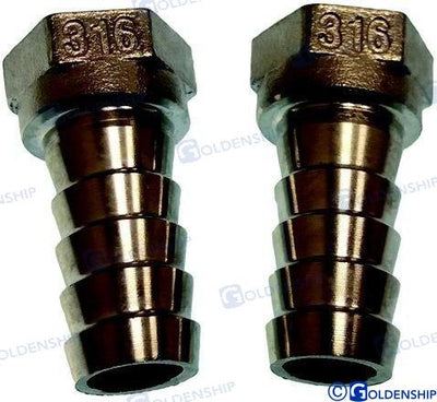 Entronque Hembra Inox 3/8 - 15 (2) Goldenship