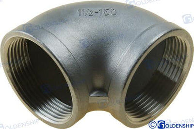 Codo 90º H-h Inox 1-1/2 Goldenship