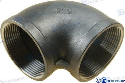 Codo 90º H-h Inox 2" Goldenship