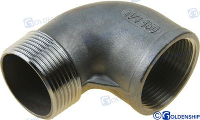 Codo 90º M-h Inox 1-1/4 Goldenship
