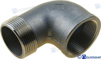 Codo 90º M-h Inox 1-1/2 Goldenship