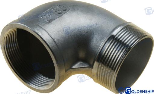Codo 90º M-h Inox 2" Goldenship