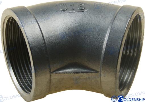 Codo 45º H-h Inox 1-1/2 Goldenship