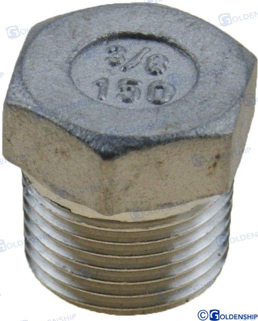 Tapon Macho Inox 3/8 Goldenship