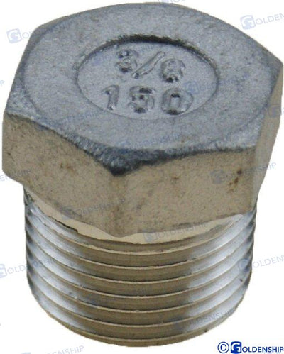 Tapon Macho Inox 3/4 Goldenship
