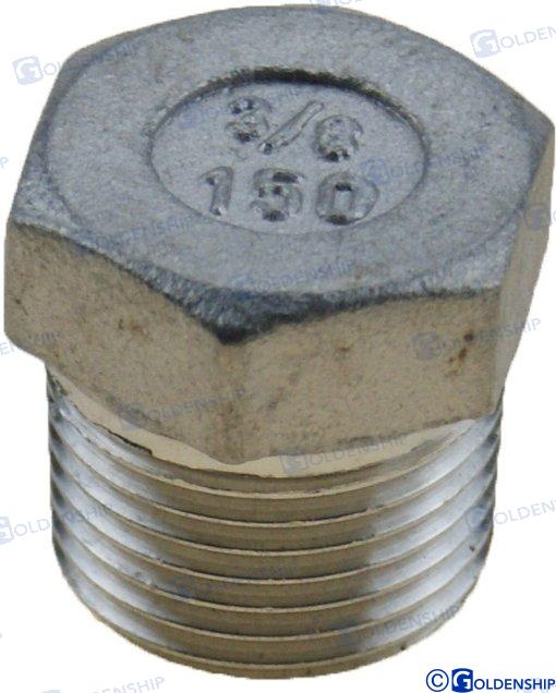 Tapon Macho Inox 3/4 Goldenship