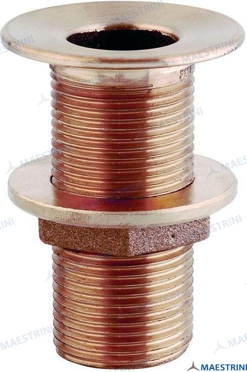 Pasacasco Embutido Bronce 1 1/4" Maestrini