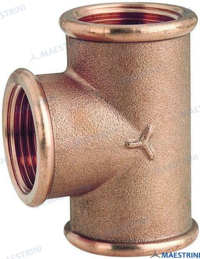 Racor T Bronce 3/8" Maestrini
