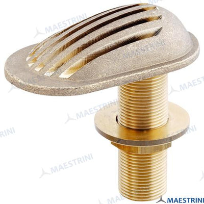 Pasacasco C/ Rejilla 2'' En Laton Cr Maestrini